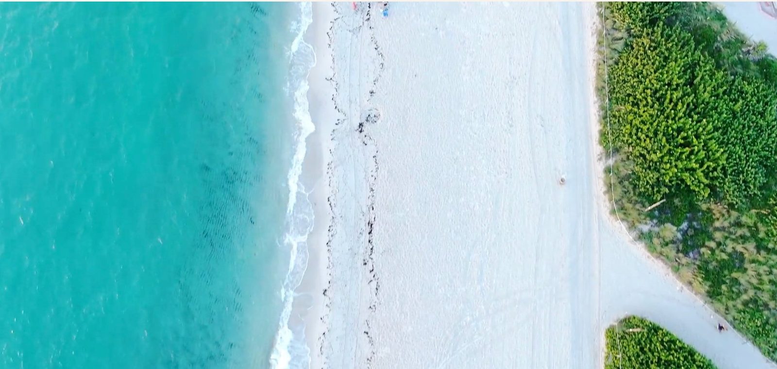 Aerial of North Beach coastline